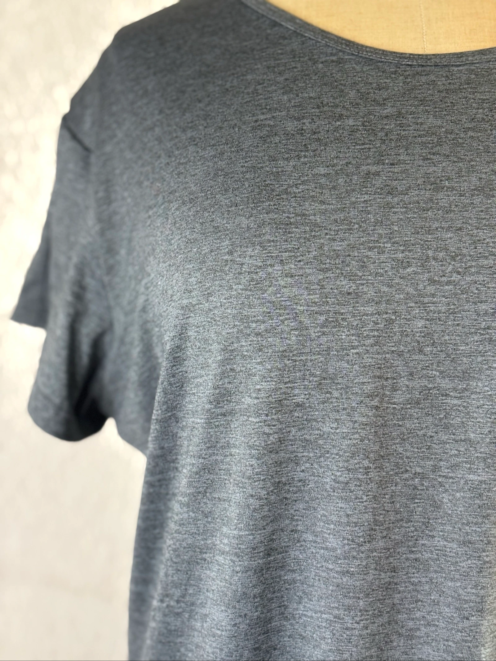 T-shirt de esportes cinza mescla feminina T.G/GG – photo 2